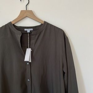 NWT James Perse Mandarin Collar Shirtdress